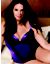 Satin & lace corset by Cacique